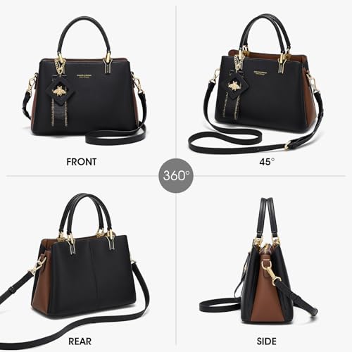 Image of Cnoles Handbags for Women Large Capacity Tote Shoulder Bags Ladies Handle Satchel Purse