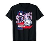 NBA Official Philadelphia 76ers Barred Player T-Shirt