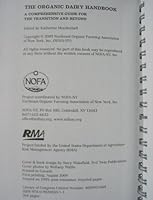 The Organic Dairy Handbook: A Comprehensive Guide for the Transition and Beyond B00BXIJ3JM Book Cover