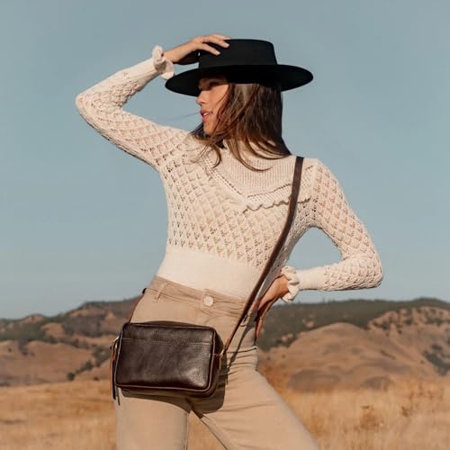 Image of Portland Leather Goods Small Camera Bag Purse for Women - Handmade from the Finest Full-Grain Hides