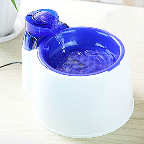 CWY Pet Water Dispenser Automatic Oxygen Circulation Drinker Electric Filter Water Dispenser, white, a