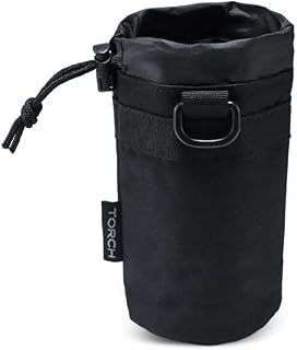 Torch MOLLE Water Bottle Holder Drawstring Pouch Tactical Hydration Carrier Attachment for Every Day Carry Gear - TORCH Off Road