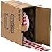 Brady 2HX-250-2-RD-2, 117393 0.25" Dia.x1" Double Sided Wire Marking Sleeve, 1 Roll of 2000 pcs