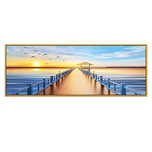 Diamond painting 5D coucher de soleil pour illuminer votre décoration murale de salon