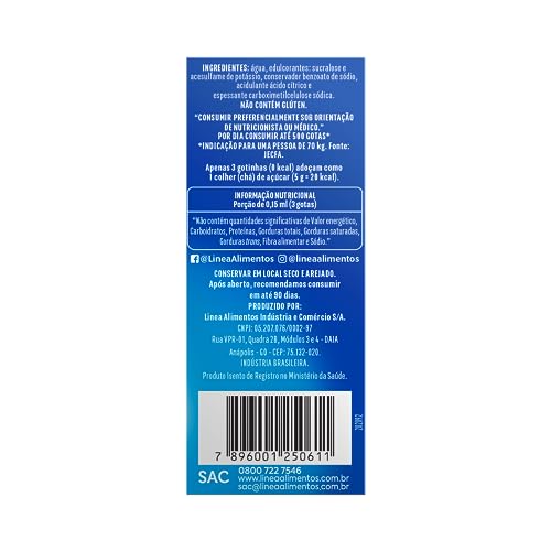 Adoçante Líquido Sucralose Linea 25ml