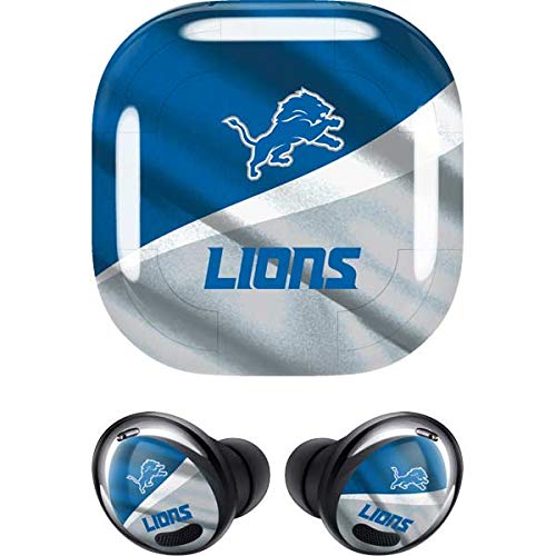 Skinit Decal Audio Skin Compatible with Samsung Galaxy Buds Pro - Officially Licensed NFL Detroit Lions Design