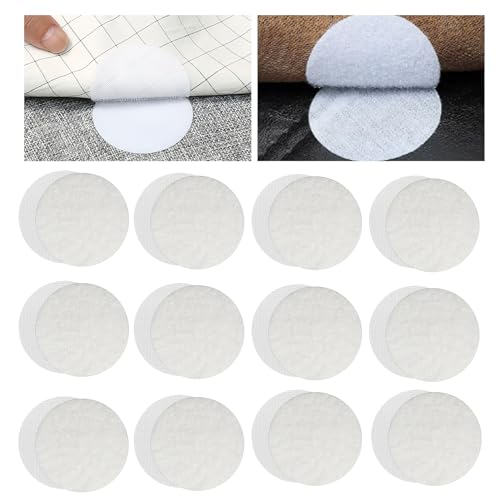 12pcs Anti-Slip Uug Gripper for Laminate Floors and Wooden Flooers,Round Reusable Rug Grippers Underlay Washable Carpet Sticker Keep Your Area for All Types and Sizes Of Rugs