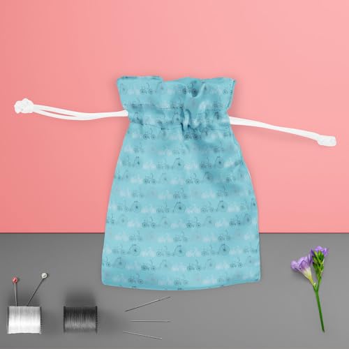 Image of ArtzFolio Bicycles D2 | Pouch Wrist Potli Bag | Bag for Weddings & Casual Parties