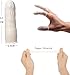 DJCIW 100PCS Disposable Latex Finger Cots,Medium Size, Fingertip Protector Gloves for Electronics Repair, Crafts, Medical Use and Industrial Applications,Thumb Covers for Finger Protection White