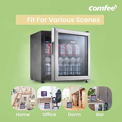 Comfee CRV48S3AST Beverage Cooler, 48 Cans Beverage Refrigerator, Digital Temperature Control thumb #6
