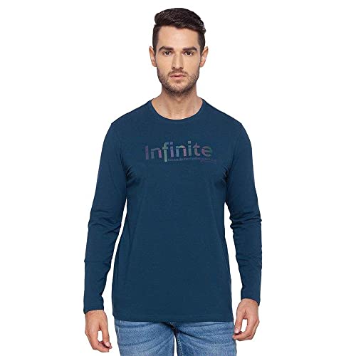 Image of Spykar Men's Embellished Slim Fit Polo T-Shirt