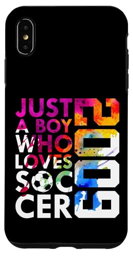 2009 JUST A BOY WHO LOVES Socer FOOTBALL 17th BIRTHDAY�B �X�}�z�P�[�X iPhone XS Max �p