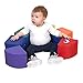 Children's Factory Baby Inchworm Sit Me Up Floor Seat, Primary CF321-902, Indoor Play Equipment, Toddler Ride On Learning Toys for Daycare or Playroom, Small, Rainbow