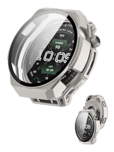 Funda para Amazfit Balance 3 NOUKAJU evita arañazos con cristal integrado
