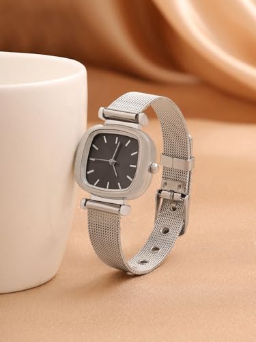 Image of Retro Hues Collection Analog Stainless Steel Wrist Watch for Women | Birthday Anniversary Gift