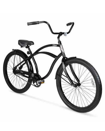 Hyper Adult Beach Cruiser Bike Men 26 Inch Commuter Bike with Rear Coaster Brake...