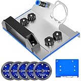 45° Tile Chamfering Tool with 4Pcs Diamond Saw Blades, Angle Grinder Stand For Tile 45° Chamfer Stainless Steel Cutting, 100-Type Universal Chamfering Fixed Stand Type Angle Grinder