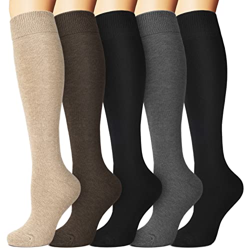we fleece Warm Knee High Socks for Women-Thermal...