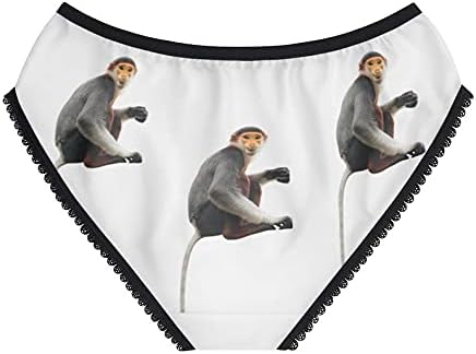 Red Shanked Douc Langur Panties, Red Shanked Douc Langur Underwear, Briefs, Cotton Briefs, Funny Underwear, Panties For Women
