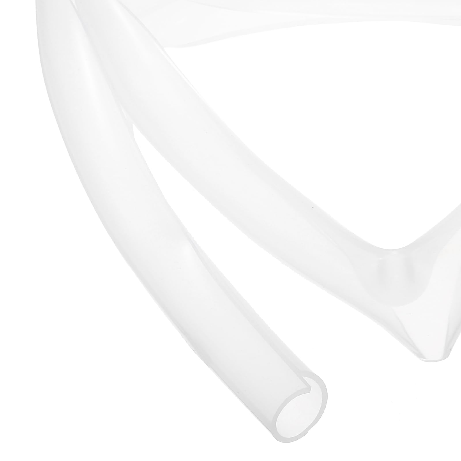 sourcing map 1 m Split Silicone Cable Sleeve Tubing, ID 18mm Clear Split Silicone Tube Cord Organizer Wire Shielding Sheathing Wrap for USB Charge Power Cord Audio Video Cable
