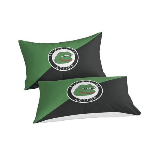 Housse de couette grenouille internet parure de lit double 200x200cm