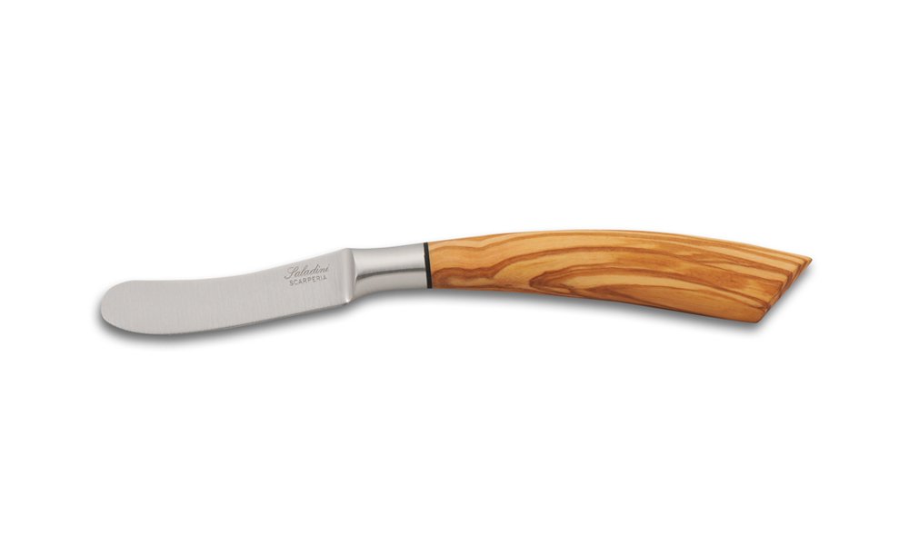 Spatule à fromage avec manche bois d'olivier pour réussir vos plateaux sans effort