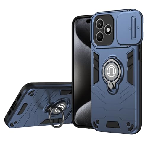 Coque Honor X8d de protection antichoc résistante avec support vidéo bleu