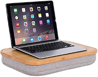 BirdRock Home Bamboo Lap Desk with Laptop Storage Compartment - Work from Home