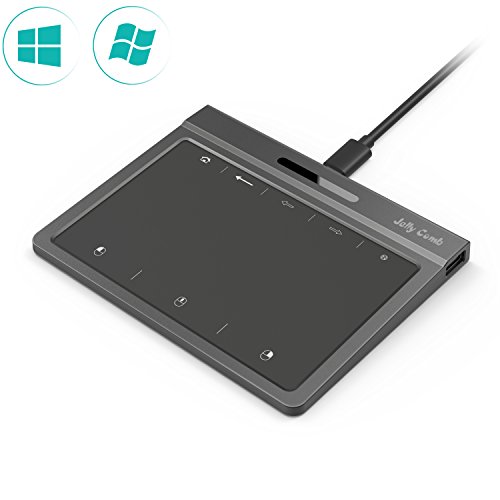 VOGEK Trackpad Touchpad, Jelly Comb USB Wired Touchpad with Multi-Touch Navigation for Windows 7 and Windows 10 on Laptop/Notebook/Desktop Computer