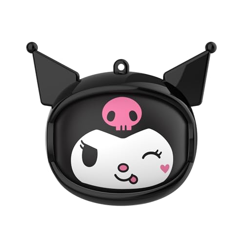 Hello Kitty Kuromi Wireless Bluetooth Earbuds with Rotating Charging Case | Built-in Mic, Hands-Free Calling, Purple and Black Design for Kids & Fans | Flip Face Feature - Thumbnail 3