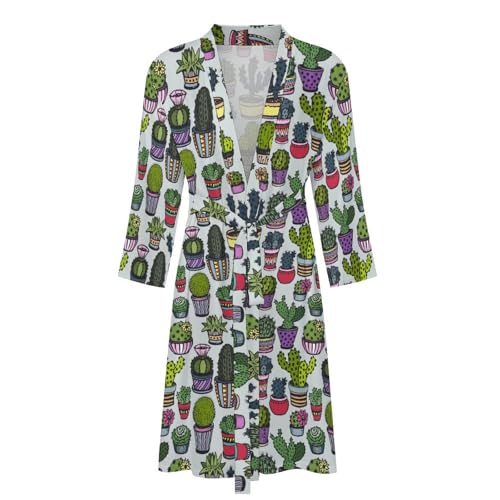 Lightning Printed Bathrobes For Women Men Soft Spa Knit Bath Robes Long House Coat Party Sleepwear With Attached Belt2