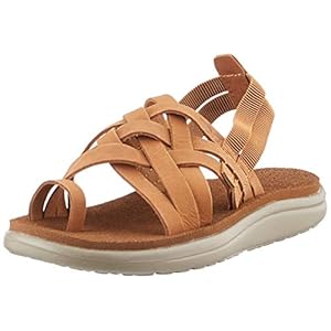 Teva Voya Strappy Leather Vrouwen Open teen sandalen