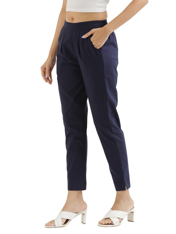 Image of SAADAA Women's Cotton Kurta Pant Set - | Soft, Breathable Fabric | Comfortable Daily Ethnic Wear