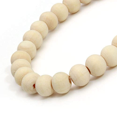 MILAKOO 5 Pcs Wooden Beaded Bracelet Bangle for Men and Women Elastic4