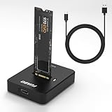 10Gbps M.2 SSD to Type C Docking Station M.2 (M Key, B+M Key) NVMe and SATA NGFF Reader Adapter SSD 2280 2260 2242 2230 22110 Dock Plug and Play