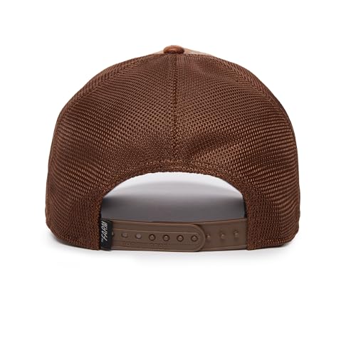 Image of Goorin Storm Crow Trucker Hat, Brown, Unisex, One Size
