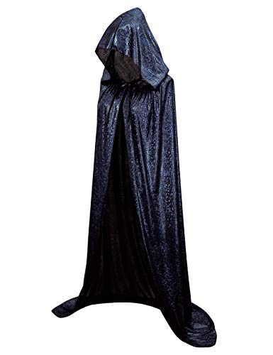 Hamour Unisex Halloween Cape Full Length Hooded Cloak Adult Costume (59