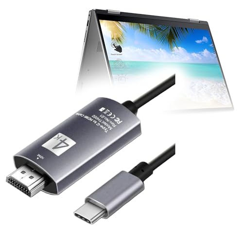 Cable USB C a HDMI compatible con Dell Inspiron 14 2 en 1 7420 adaptador SmartDisplay de 6 pies