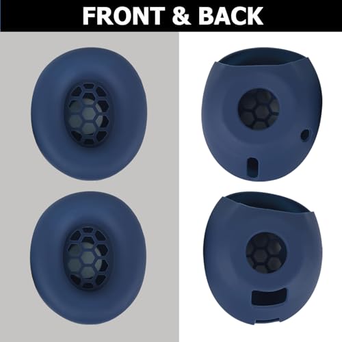 Studio Pro Silicone 2-en-1 Funda para Sudor y Cubiertas Anti-rayado para Almohadillas de Oreja con Banda para la Cabeza con Cremallera – Compatible con Audífonos Inalámbricos Beats Studio Pro (Azul) miniatura 6