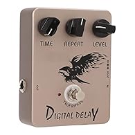[Analog Sound Filter Circuit] Special filter circuit reproduces warm analog delay sound with adjustable delay time range of 25ms to 600ms. [Precision Control Knobs] JF-08 digital delay effector features time repeat and level control knobs for precise...