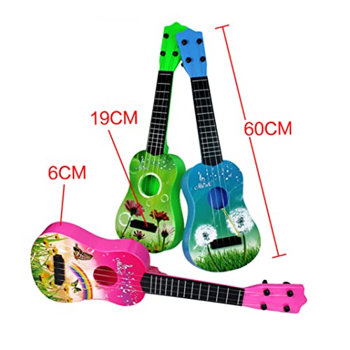 Kids mini simulation ukulélé jouet guitare faux ukulélé enfant instrument de musique éducatif cadeau pour garçons filles… - Les Beatles, Paul McCartney, John Lennon, RIngo Starr, George Harrison Kids mini simulation ukulélé jouet guitare faux ukulélé enfant instrument de musique éducatif cadeau pour garçons filles… – Image 6