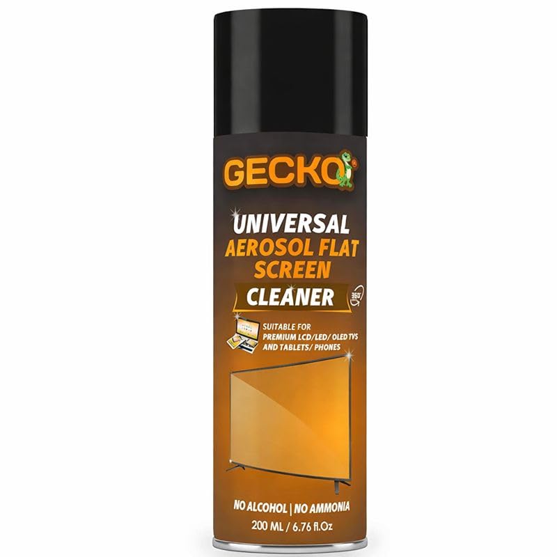 Screen Cleaner | Aerosol Gently Lift's Away Fingerprints, Oil Smudges, Dust | Scratch Free | LCD/LED/Glass & Tablets/Phone_200 Ml (Pack of 1)