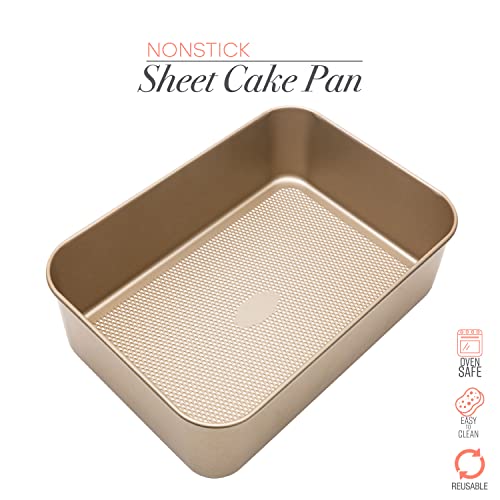 Kitchen Details Pro Series Deep Roasting Pan | Nonstick | Textured Diamond Base | Creates Even Heating | Safe up to 500 Degrees | Durable | Easy to Clean | Bakeware by Kitchen Details - Image 2