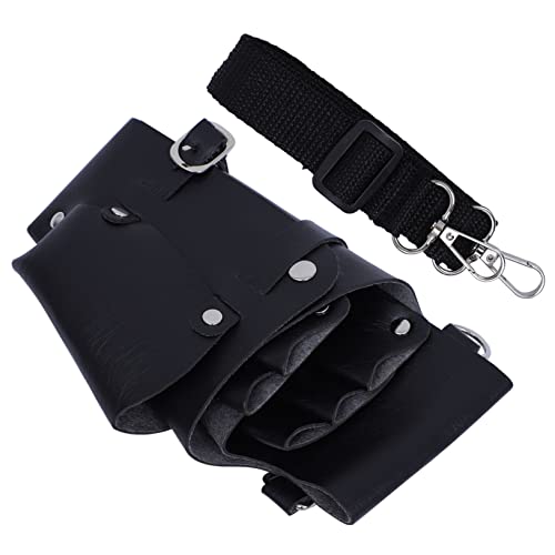 Outanaya 1Pc Barber Scissor Holder Tool Bag Stylish Waist Belt Pouch for Hairdressing Scissors Combs and Accessories Durable Design for Professional Hair Stylists and Barbers