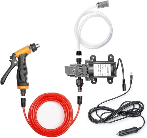 JHJMZC Pressure Washer Portable Intelligent Electric Pump