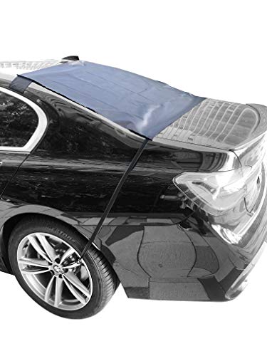 MITALOO Rear Windshield Snow Cover All Weather Waterproof Car Snow Cover, Vehicle Ice Removal Sun Shade for Winter Protection Rear Windshield Snow Cover(57'' X35'') - Thumbnail 4