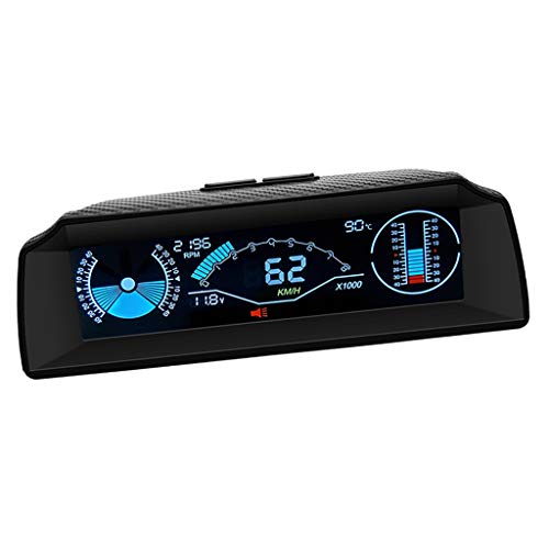 Toygogo X90 Smart OBD Inclinómetro Altímetro Brújula 4x4 Digital