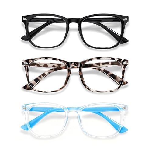 Image of Blue Light Blocking Glasses for Kids Boys Girls Computer Glasses TR90 Unbreakable Anti-Glare UV400 age 2-18
