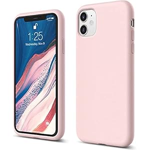 elago iPhone 11 Hoesje van Silicone Case Compatibel met iPhone 11 (6.1″) Hoesje – Premium Silicone, Volledige Bescherming [3-Lagen] Structuur, Verhoogde Rand voor Scherm & Camera (Lovely Roze)