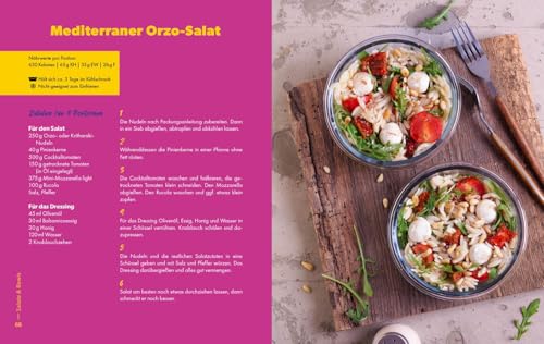 Easy Meal Prep: 60 schnelle und gesunde Rezepte für jeden Tag | Einfache Gerichte für Frühstück, Mittag- und Abendessen. Mit Wochenplänen | SPIEGEL-Bestseller